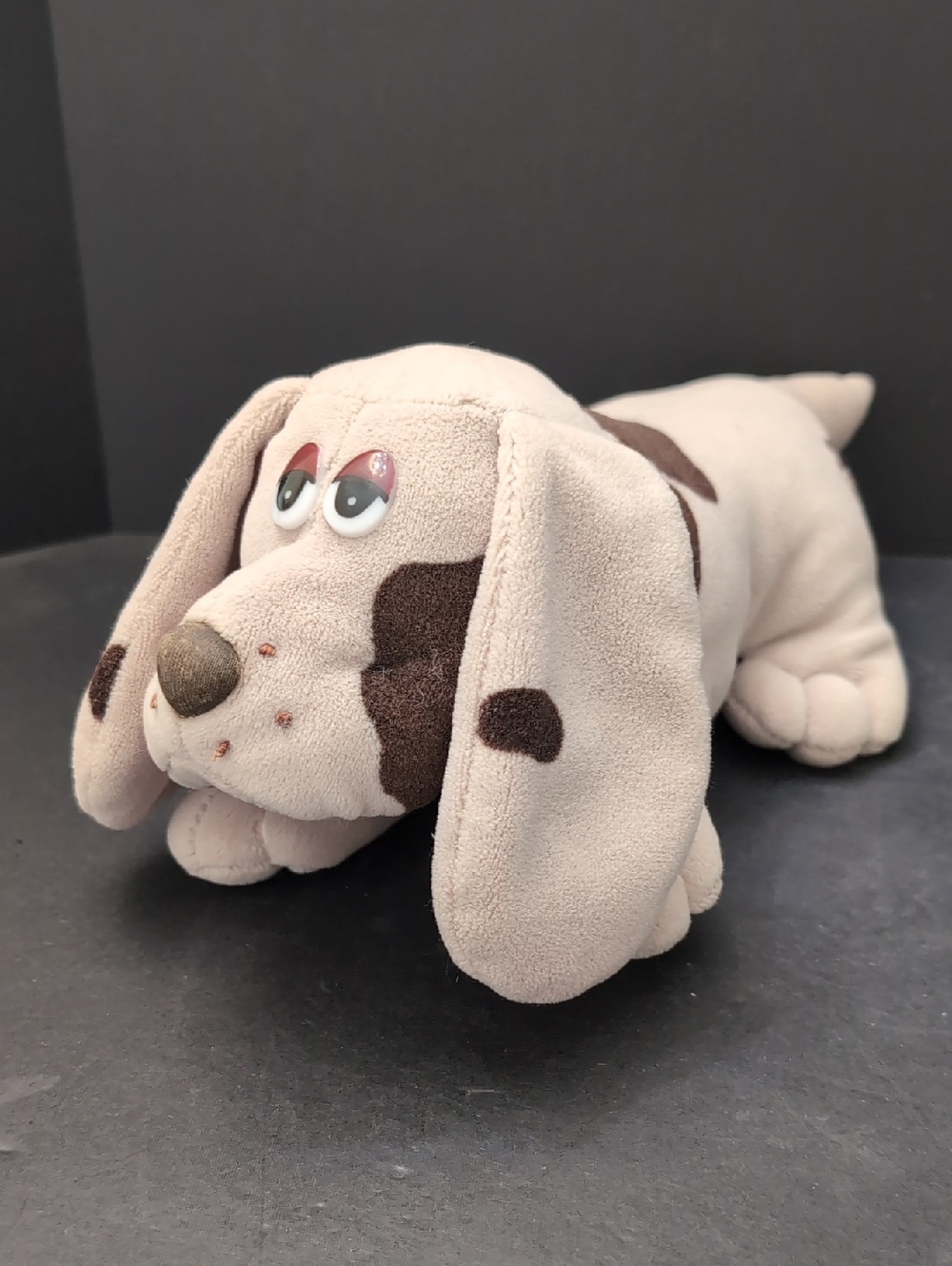 VGT,Pound Puppies 1984 Stuffed Plush Brown/Tan Long Eared Dog Toy.